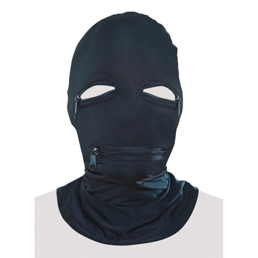 Fetish Fantasy Zipper Face Hooded Mask - Image 1