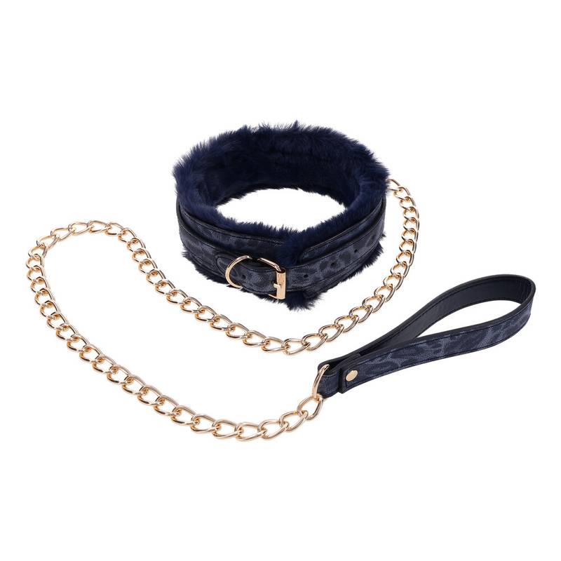 SportSheets Cougar Fur Collar and Leash - Image 1