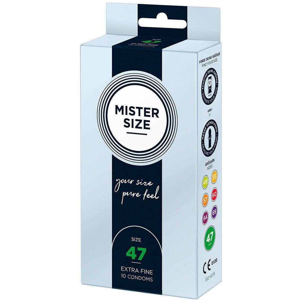 Mister Size 47mm Your Size Pure Feel Condoms 10 Pack - Image 1