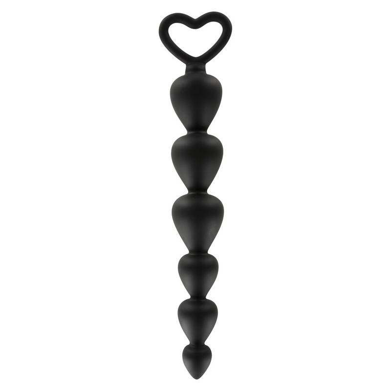 ToyJoy Anal Play Bottom Beads Black - Image 1