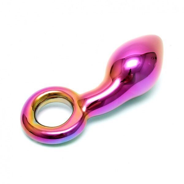 Sensual Multi Coloured Glass Kaleigh Dildo - Image 1