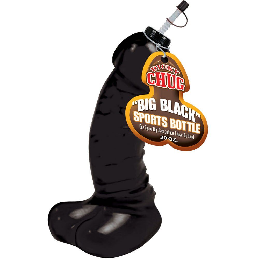 WT2332x1.jpg Dicky Chug Big Black 20 Ounce Sports Bottle - Image 1